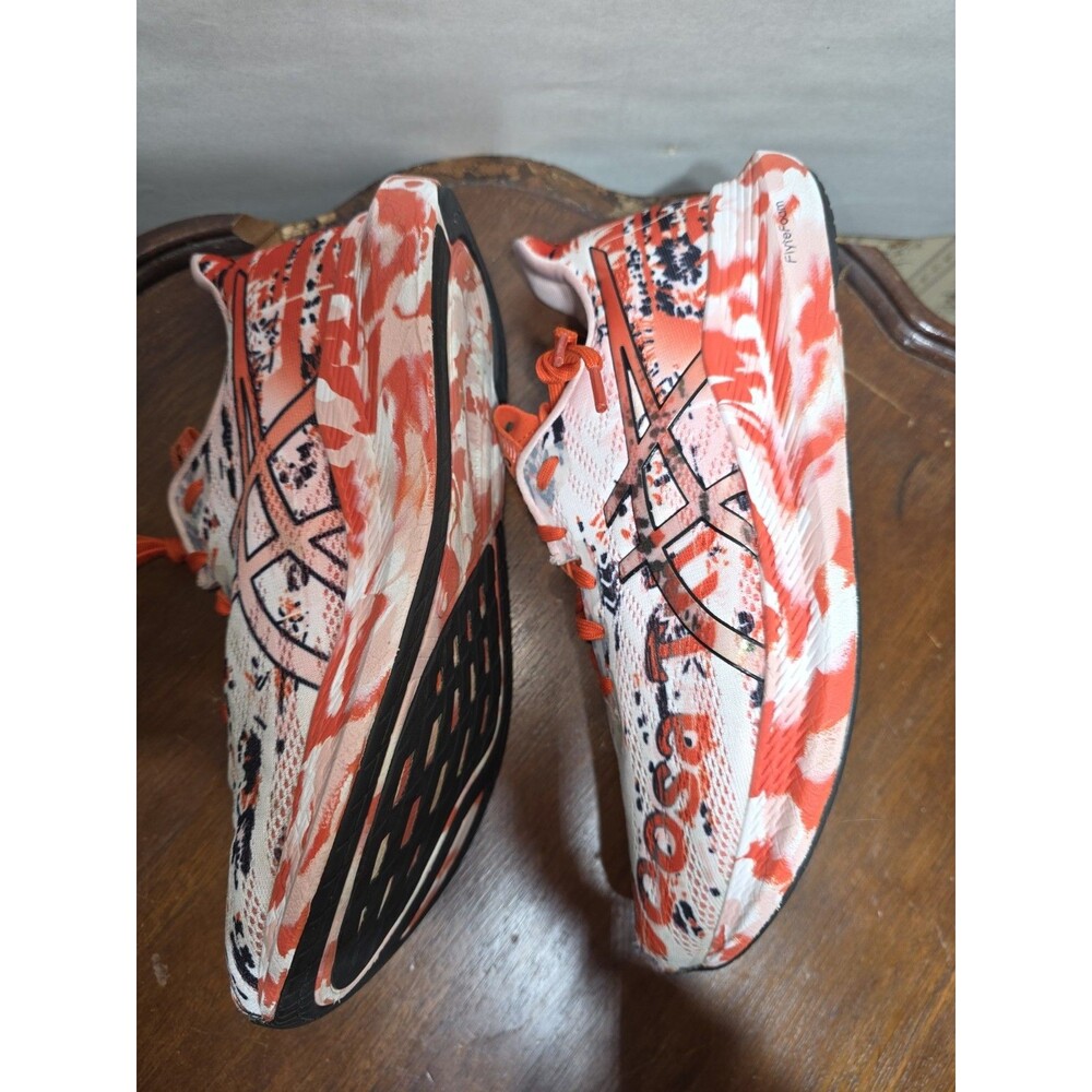 ASICS Noosa Tri 14 Women's Running Shoes Size 8 Orange Pink FlyteFoam Triathlon - Picture 3 of 9